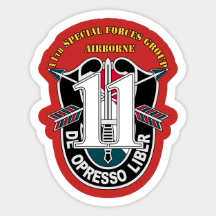 11th Special Forces Group Sticker